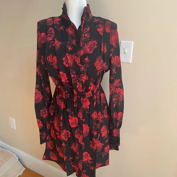 100% Silk Shirtdress from The Kooples - Picture 3 of 10